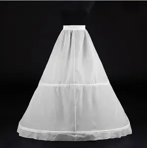 2 обручи юбка-американка Suppliers-ТРАПЕЦИЕВИДНОЕ свадебное платье с 2 ободками, Нижняя юбка, подъюбник для невесты из кринолина WF952