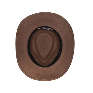 <span class=keywords><strong>Sombrero</strong></span> <span class=keywords><strong>de</strong></span> <span class=keywords><strong>Vaquero</strong></span> Plegable para <span class=keywords><strong>Hombre</strong></span>, 100% Fieltro <span class=keywords><strong>de</strong></span> <span class=keywords><strong>Lana</strong></span>, Resistente al Pliegue - Product Image 5