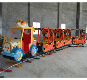 Guangzhou bambini giostre parco utilizzato pista la kiddy treno di divertimento per bambini treno vendita calda