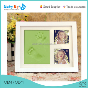 BABYBY Produttore hotsale new fashion bambino footprint e handprint/baby photo frame - Product Image 4