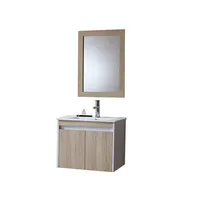 Дизайн японский набор для ванной Зеркальный шкаф для ванной комнаты Solid Wood Bathroom Wall Cabinet in High Quality