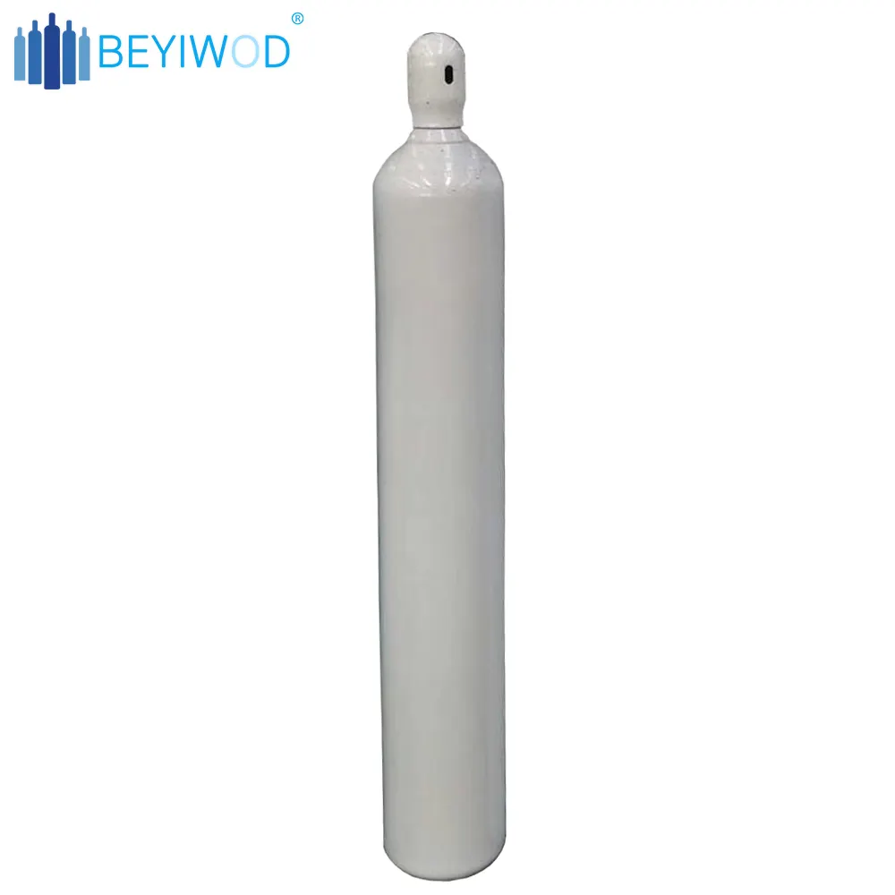 BEYIWOD 40 L ถังแก๊สเหล็กไร้รอยต่อออกซิเจน/Co2/อาร์กอน/ถังไนโตรเจน