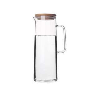 <span class=keywords><strong>Carafe</strong></span> <span class=keywords><strong>en</strong></span> <span class=keywords><strong>verre</strong></span> soufflé à la main classique de 1,3 L pour les voyages <span class=keywords><strong>en</strong></span> plein air <span class=keywords><strong>avec</strong></span> <span class=keywords><strong>couvercle</strong></span> <span class=keywords><strong>en</strong></span> bambou, bouteille isotherme pour le café et le thé - Product Image 4