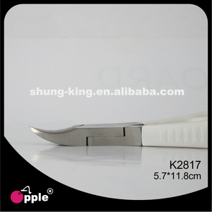 กรรไกรตัดเล็บแอปเปิ้ล K2817 สแตนเลสสตีล ปากแบน 5.7x11.8 ซม. ทนทานสำหรับใช้กับนิ้วมือ - Product Image 6