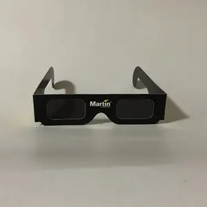 custom logo solar eclipse 3D paper glasses