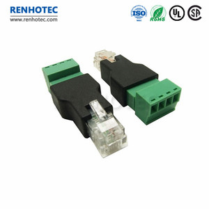 Adattatore terminale <span class=keywords><strong>RJ11</strong></span> a vite connettore <span class=keywords><strong>RJ11</strong></span> maschio a 4 Pin presa adattatore Splitter <span class=keywords><strong>RJ11</strong></span> spina CAT3 - Product Image 4