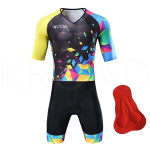 <span class=keywords><strong>Tuta</strong></span> da <span class=keywords><strong>ciclismo</strong></span> per <span class=keywords><strong>donna</strong></span> con stampa a sublimazione personalizzata - Product Image 1