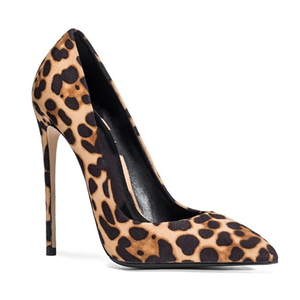 Bigswekiss — chaussures à talons hauts en forme de léopard pour femmes, escarpins à bout pointu et Sexy, escarpins à talons hauts, haute qualité, OEM, vente en gros - Product Image 2
