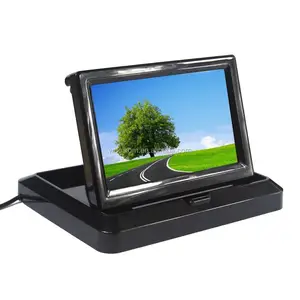 5 Inch Digital TFT LCD 16:9 High Definition 800 X480 Pixel Color Car Rear View Monitor Screen for Parking Backup Camera