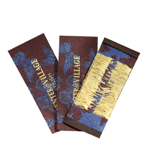 Etichetta Tessuta Personalizzata per Lingerie, Abbigliamento in Jeans, Etichetta Privata per Capi d'Abbigliamento, Etichetta Damascata per Collo, Etichetta per Camicie con Logo da Cucire - Product Image 2
