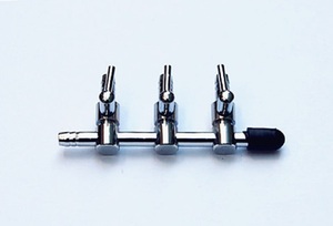 4mm 직경 크롬 도금 황동 친환경 체크 밸브 에어 펌프 액세서리 수족관 용 공기 분배기 - Product Image 4