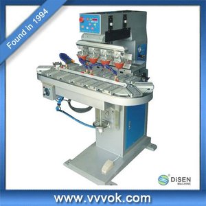 Meilleure machine de tampographie semi-automatique 4 couleurs Nouveau type de plaque de gravure pour l'impression d'étiquettes - Product Image 2