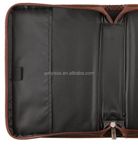 <strong>Bible</strong> Book <strong>Cover</strong> Shenzhen Factory Custom Leather ODM Leather <strong>Bible</strong> Case Leather <strong>Bible</strong> Book Bag With <strong>Zipper</strong>