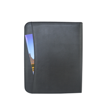 Classeur de documents en PU, pochette à fermeture éclair A4, accessoire de conférence, nouveau style populaire, 2020