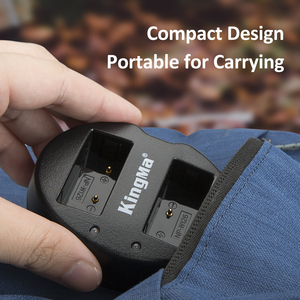 แบตเตอรี่คิงมา NP-W126(2 แพ็ค) และเครื่องชาร์จแบตเตอรี่ไมโครยูเอสบีแบบเร็วสำหรับฟูจิฟิล์ม NP-W126S และฟูจิ ไฟน์พิกซ์ HS30EXR, HS33EXR - Product Image 6