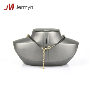 Luxury leather necklace bust Mannequins jewelry display Props - Product Image 4