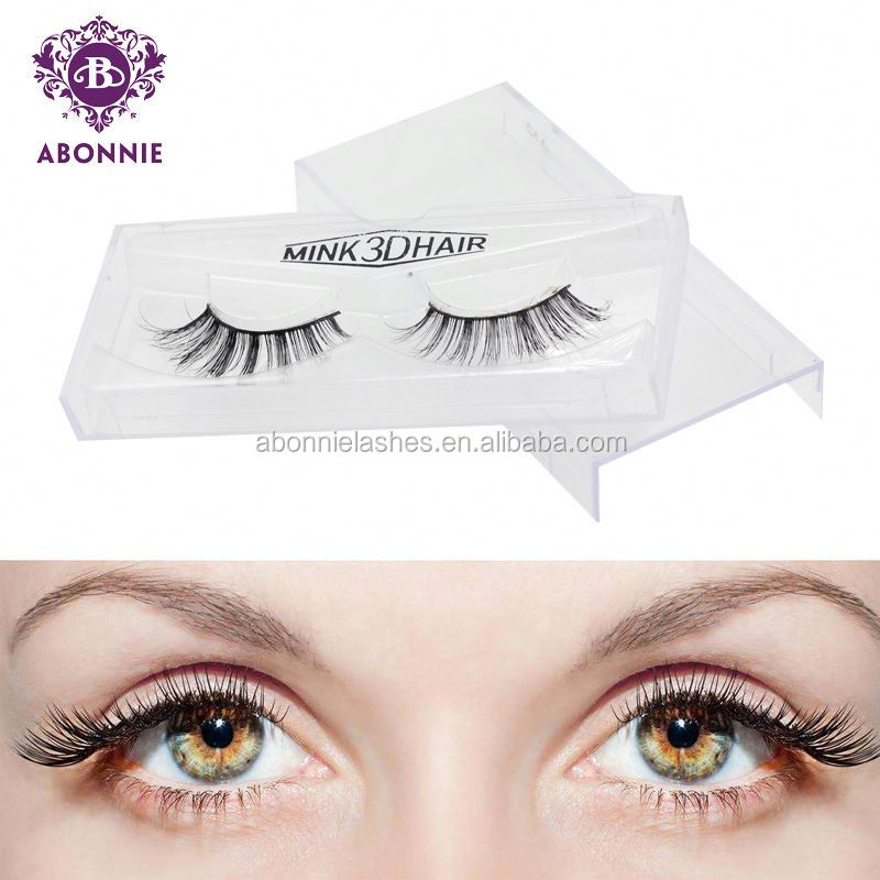 Effacer Invisible Bande 3d Cils 3d Vison Cils 100% Vison Fourrure Fait Faux Cils