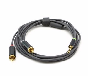 <span class=keywords><strong>Cable</strong></span> de Audio <span class=keywords><strong>Auxiliar</strong></span> de <span class=keywords><strong>3.5</strong></span> mm <span class=keywords><strong>a</strong></span> 2 Conectores <span class=keywords><strong>RCA</strong></span> L R, Chapado en Oro, Blanco, de 10 Pies - Product Image 1