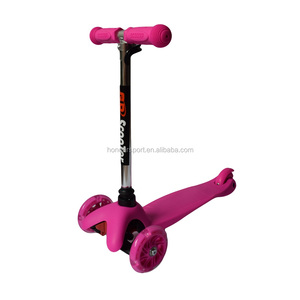 High Quality Cheap Mini Kids Aluminum & Nylon Kick <b>Scooter</b> with Planar Wheels and Three Flashing Wheels - Product Image 2