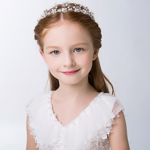 Bambini all'ingrosso Del Fiore Hairbands Accessori <span class=keywords><strong>Per</strong></span> <span class=keywords><strong>Capelli</strong></span> Della Principessa Bambini Festa <span class=keywords><strong>di</strong></span> Nozze <span class=keywords><strong>di</strong></span> Perle <span class=keywords><strong>di</strong></span> Cristallo Della Fascia Corona <span class=keywords><strong>per</strong></span> le Ragazze - Product Image 3