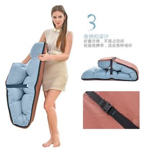 Sofá Cama Tatami Plegable Individual, Sofá Cama Pequeño de Tela de Algodón y <span class=keywords><strong>Lino</strong></span> para Siesta en Ventana - Product Image 6