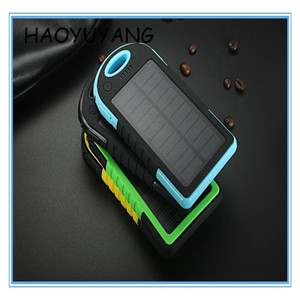 <span class=keywords><strong>Gadget</strong></span> de Bancos de la Energía 5000 mAh Cargador Solar del Teléfono Móvil Colorido Puerto USB Dual Portable OEM/ODM Fabricación - Product Image 4