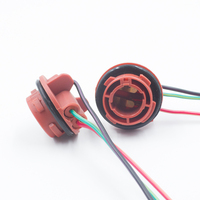 Connecteur de prise de câblage pour ampoule LED de frein de voiture BAY15D 1157 P21/5W, support de lampe de signalisation LED 1157