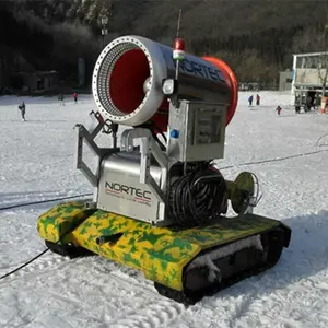 Máquina de hielo en escamas de nieve artificial para hombre, hecha en China, complejo de esquí