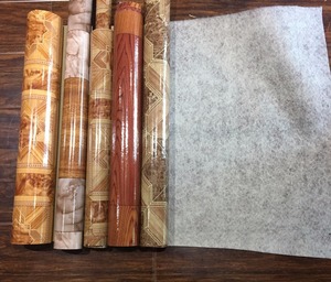 优质 pvc 卷地板毡背乙烯基地板地毯 - Product Image 1