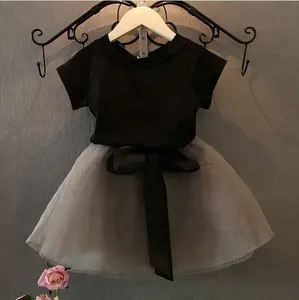 Hao Satu Set Pakaian Musim Panas Grosir Baju Rok Anak-anak Pakaian Katun Musim Panas Anak Bayi