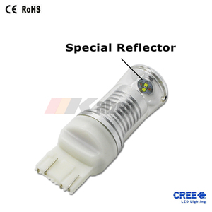 Công Suất cao 7443 7444 T20 Switchback Trắng Amber <span class=keywords><strong>LED</strong></span> Bóng Đèn w/Phản Xạ Gương Thiết Kế cho Phía Trước xe Lần Lượt Tín Hiệu đèn - Product Image 3