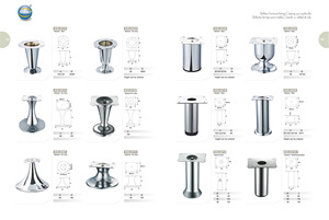 Chân Tủ Phụ Kiện Nội Thất Bàn Sofa Giường Kim Loại Mới 2021 Chân Tủ Sofa Có Thể Điều Chỉnh Chân Bàn Nhỏ - Product Image 3