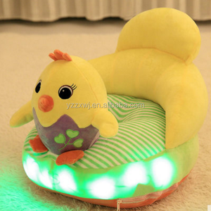 Canapé en <span class=keywords><strong>peluche</strong></span> pour enfants, échantillon gratuit, canapé animal lion doux et scintillant, chaise bébé lion lumineuse - Product Image 2