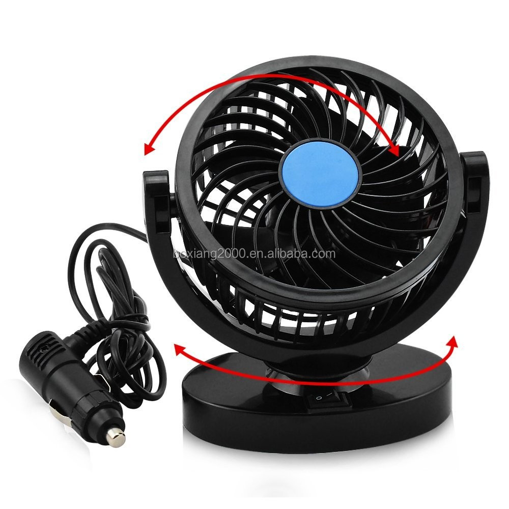 Китай, Лидер продаж, 12 В/24 В, вращение на 360 градусов, регулируемый автомобильный воздушный вентилятор с сильным ветром, 2 в 1, воздушный для грузовика