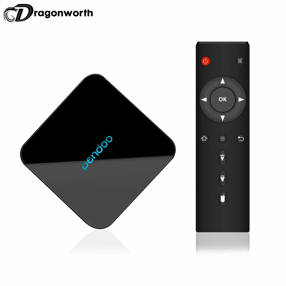 [Amlogic S905w] TV Box 2G 16G Android 7.1 upgrade Pendoo X10 terbaik media player menginstal KD Player apk