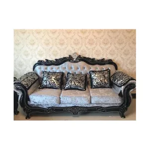 Factory Outlets French Romantic Style Luxury Sofa/Fabric Furniture With High Quality For Wedding Event