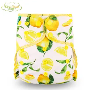 Wholesale bulk adjustable reusable newborn velour baby infant cloth diaper