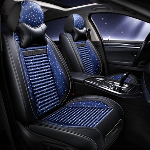 Housse de siège de <span class=keywords><strong>voiture</strong></span> en cuir PU, coussins avant et arrière, ensemble complet pour toutes les voitures 5 places XT - Product Image 2