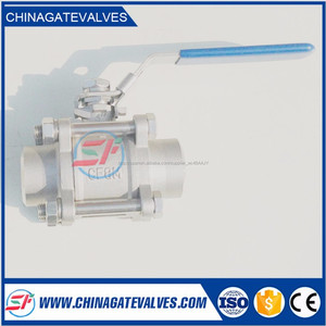 Shengfeng súper ventas de acero inoxidable de soldadura <span class=keywords><strong>a</strong></span> <span class=keywords><strong>tope</strong></span> de la válvula de bola - Product Image 3