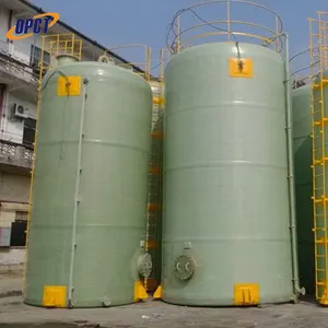 Horizontal storage FRP tank used for above ground and underground