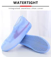 مكافحة زلة الجرموق قابلة لإعادة الاستخدام للجنسين للماء أغطية للأحذية سيليكون أغطية الحذاء ل المطر