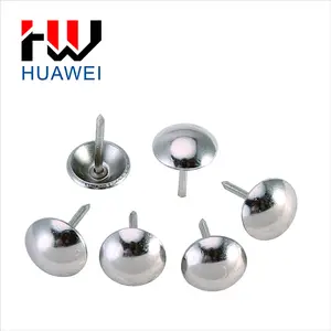 Clavos de remache de latón para muebles, muebles, sofás o puertas, redondos, decorativos, bronce negro