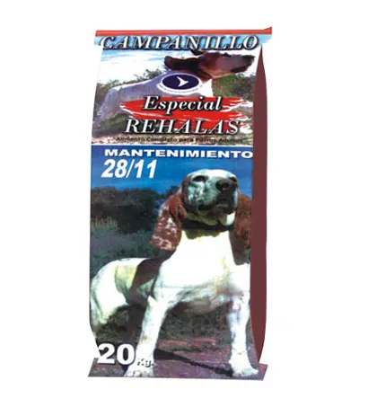Saco de embalagem laminado bopp microporoso para comida do cão