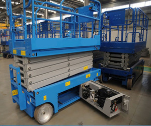 Lift Gunting Hidrolik Elektrik Mini Portabel untuk Dalam dan Luar Ruangan, Bersertifikat <span class=keywords><strong>CE</strong></span> dan ISO, 4-12m, untuk Pekerjaan Perbaikan di Ketinggian - Product Image 2