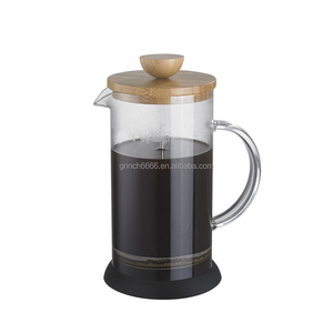 New Arrival All Size Bamboo Cover and Knob Cafetiere , Tea and <strong>Coffee</strong> <strong>Plunger</strong> , French Press - Product Image 3