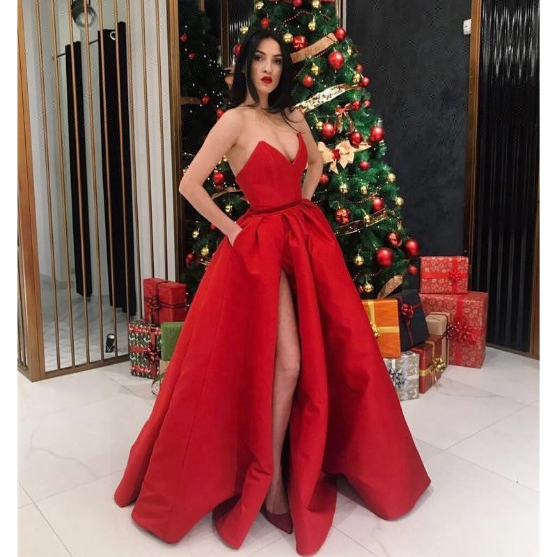 open lace back dress Gorgeous Orange Long Mermaid Tassel V-Neck Prom Dress with Sleeves main image 0