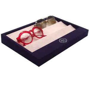 卸売カスタムファッションサングラス眼鏡トレイ光学メガネディスプレイトレイ眼鏡ディスプレイ