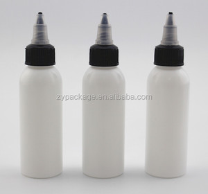 2oz 60 ml nắp xoắn Trắng HDPE Chai nhỏ giọt 60 ml, mềm 60 ml HDPE vòi phun Chai nhỏ giọt - Product Image 2