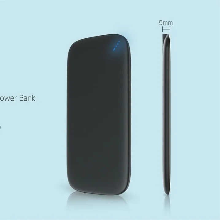 Super Slim 9mm Power Bank for Promotion 2020 Newest Portable Thin Power Bank5000mah