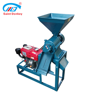 Rice mill machine grain cereal maize sheller with diesel engine